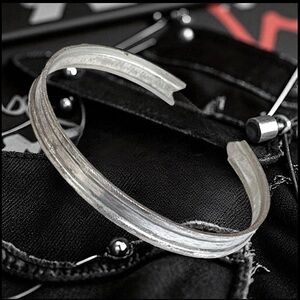 5 For $25💫Silver Industrial Hardware Cuff Bracelet